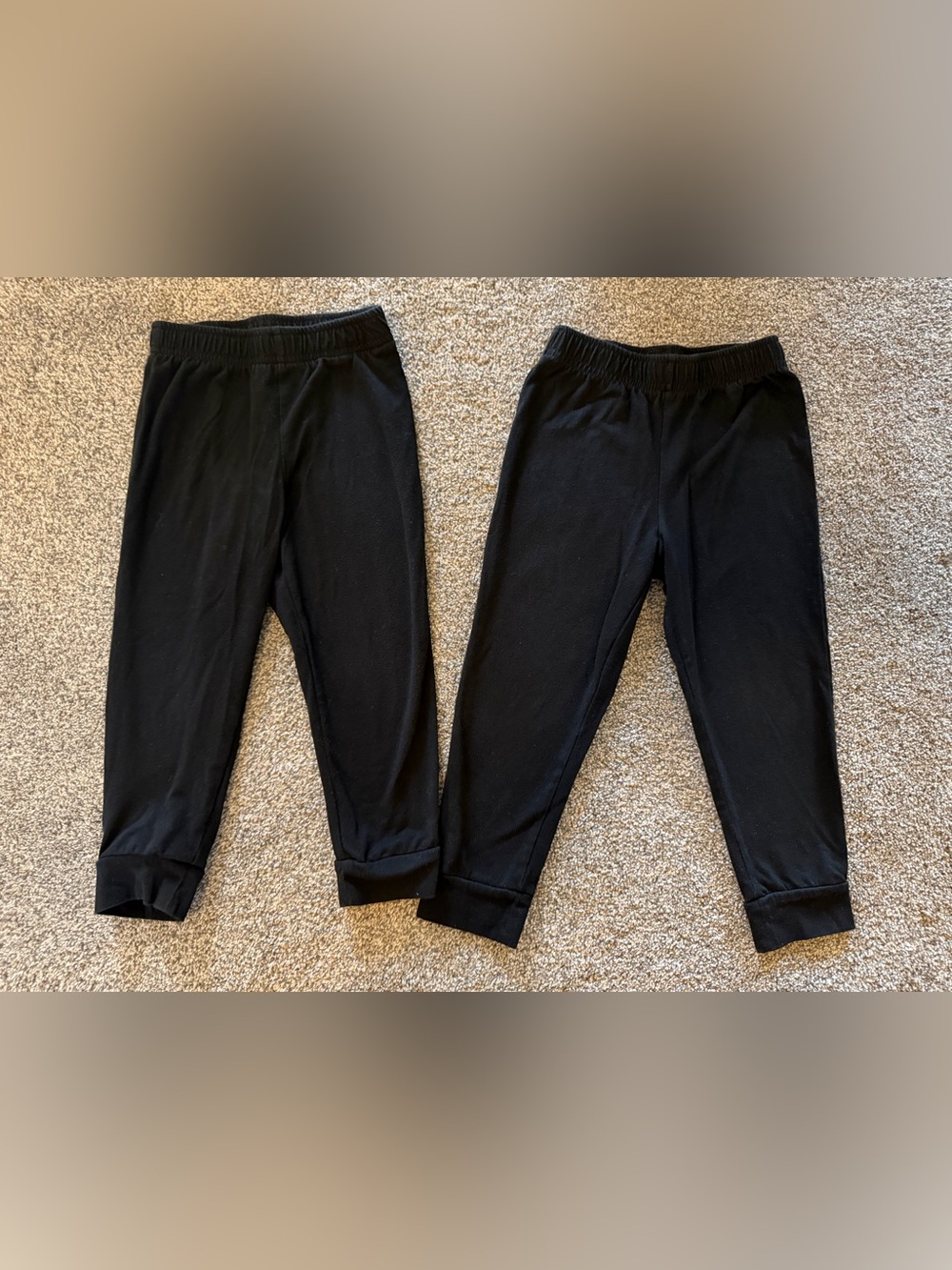 Cat & Jack Black Kids Jogger Pants with Elastic Waist